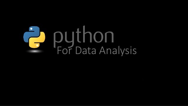 Python Data Analysis